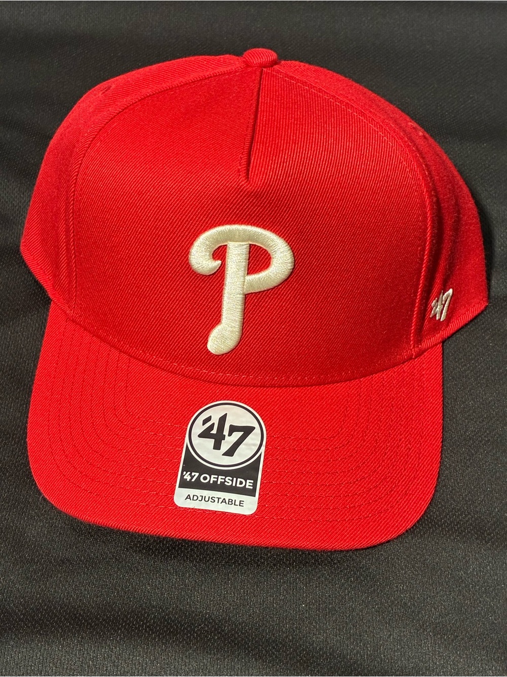47 Brand Offsides Philadelphia Phillies Cream P Logo Snapback Hat